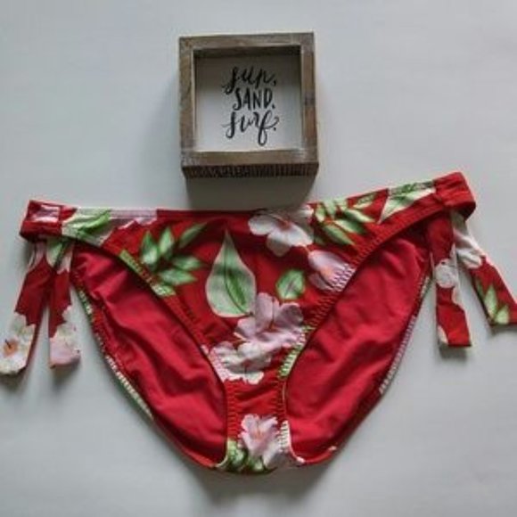 Aeropostale NWOT Floral Tropical Bikini Bottom SZ XL - Picture 3 of 7